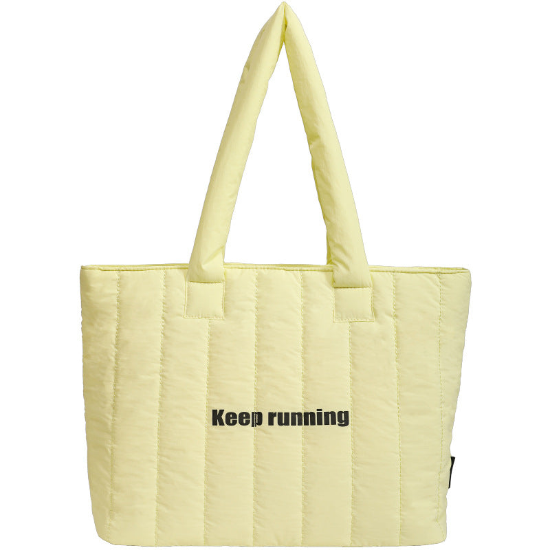 Women's Fashion Commuter Large Capacity Down Soft Shoulder Bags