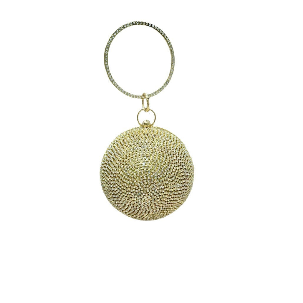 Women's Dress Fashion Banquet Clutch With Diamond Evening Bags