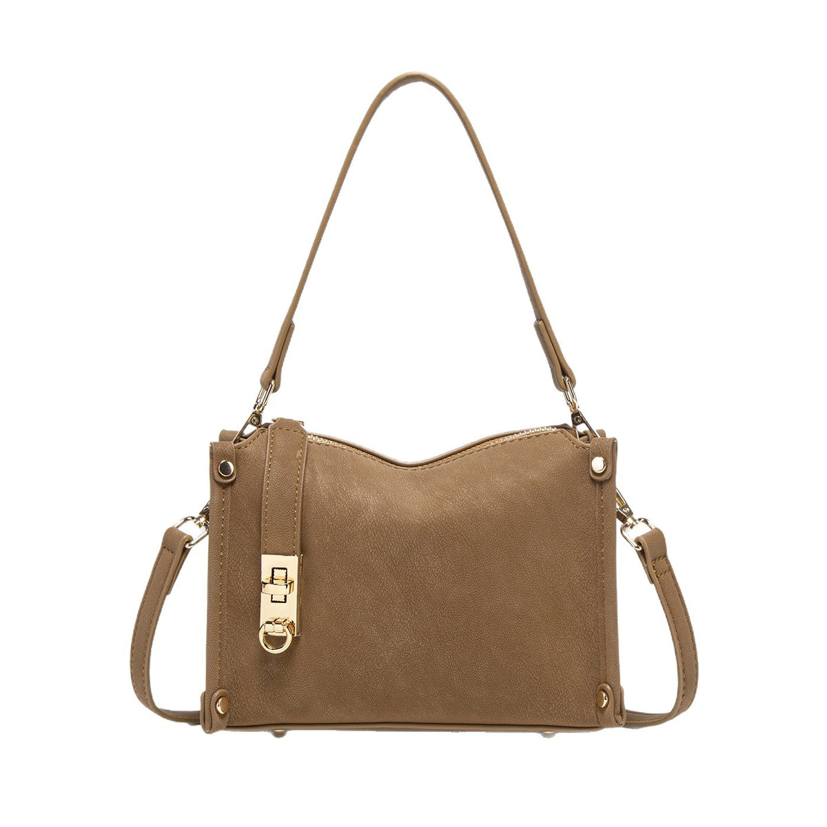 Pretty Women's Retro Fashion Advanced Texture Small Square Bags