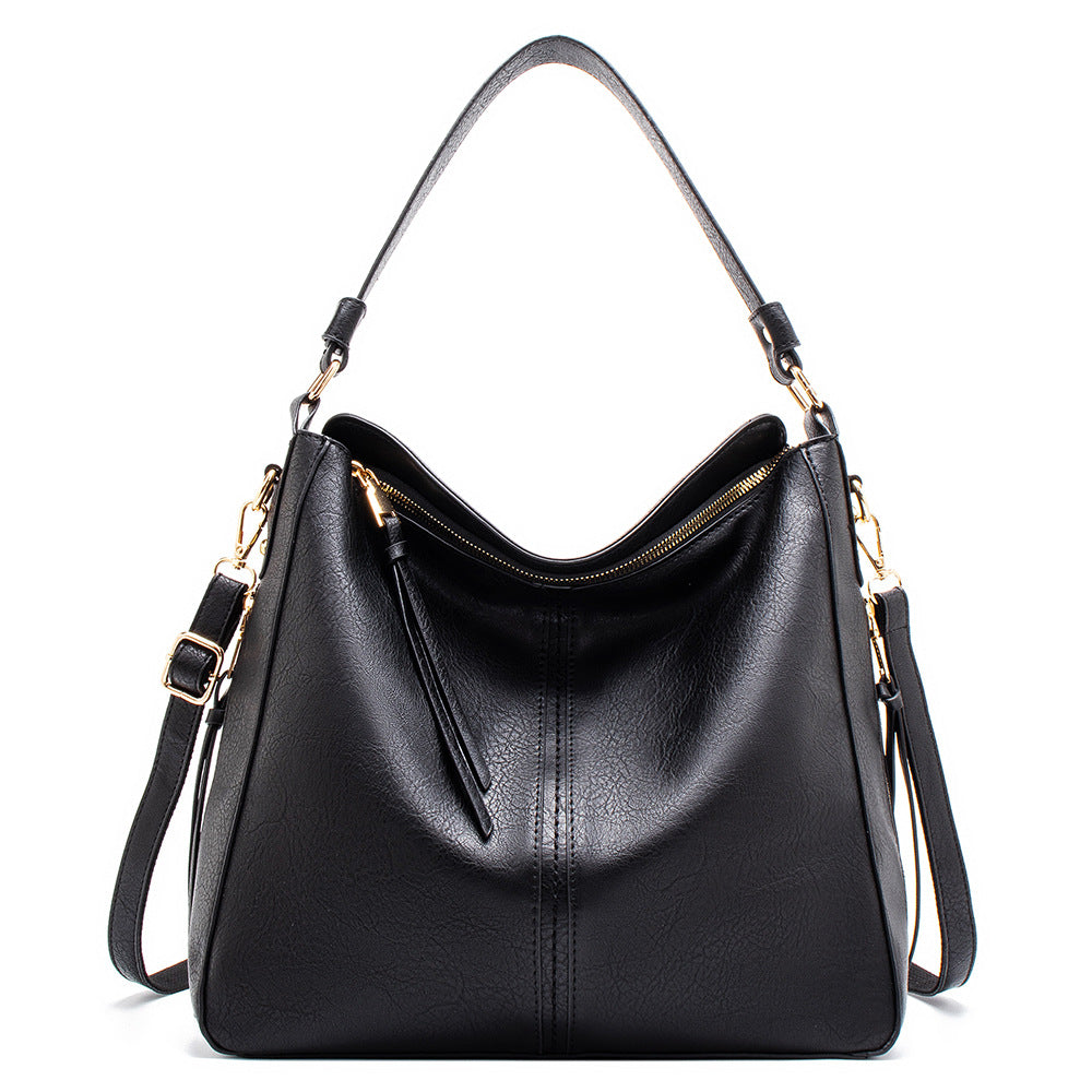 Women's Simple Hobo Korean Style Big Women's Shoulder Bag