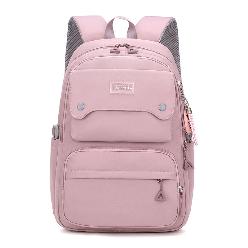 High Female Large Capacity Primary Grade To Printable Elementary School Students' Schoolbags
