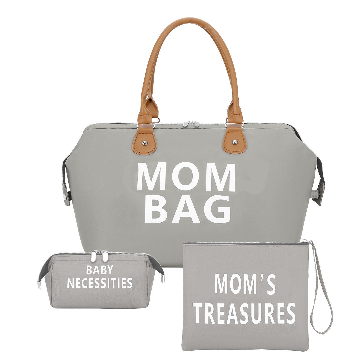 Multifunctional Three-piece Large Capacity Waterproof Hard-wearing Diaper Travel Bags