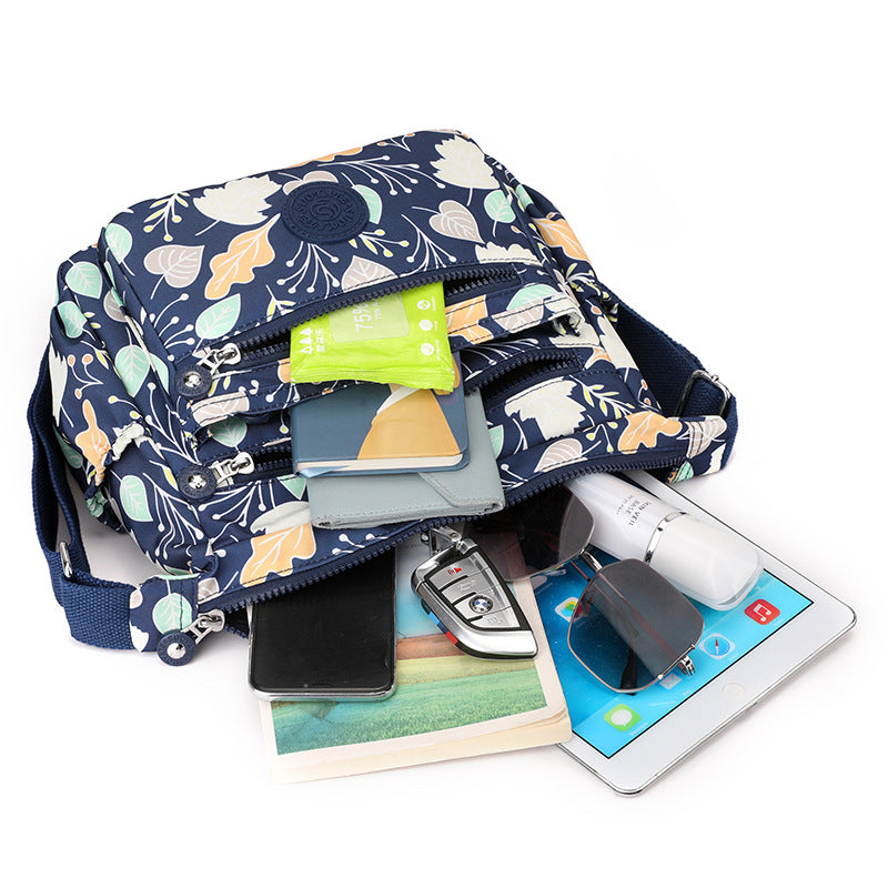 Women's Printed Nylon Canvas Mother Fashion Women's Messenger Bag