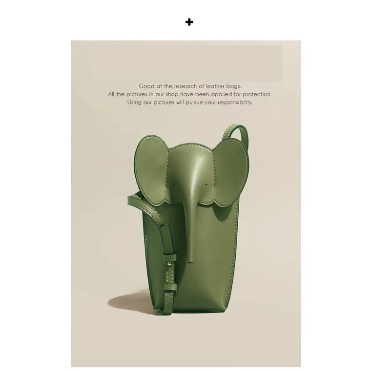 Autumn Genuine Leather Elephant High-grade Mini Bags