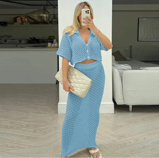 Popular Unique Durable Knitted Crocheted Buckle Suits