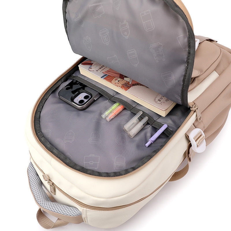 Junior High Korean Style Cute Large Capacity Middle School Students' Schoolbags