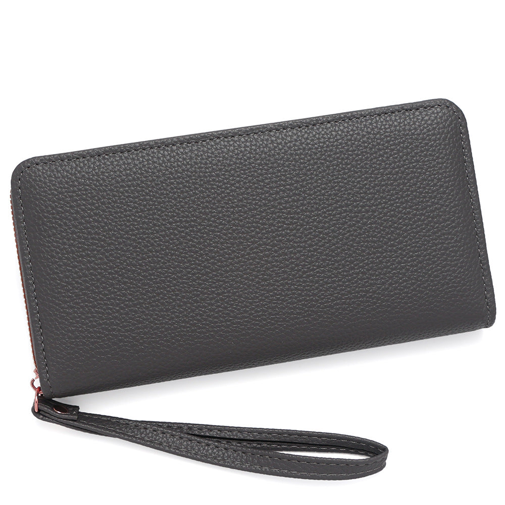 Women's Long Solid Color Fashion Mobile Large Bags