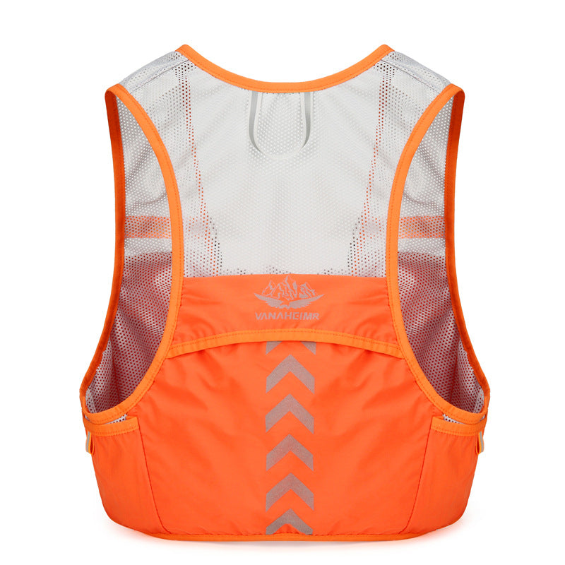 Running Reflective Vest Riding Safety Waistcoat Sports Backpacks