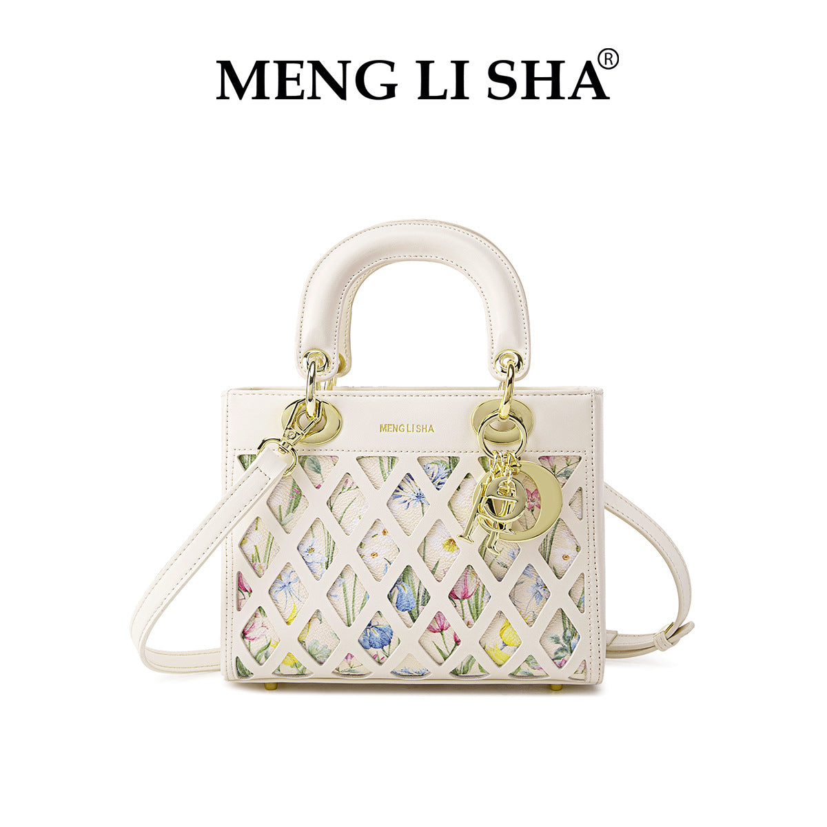 Women's Fashion Embroidery Portable Diana Large Capacity Women's Handbag