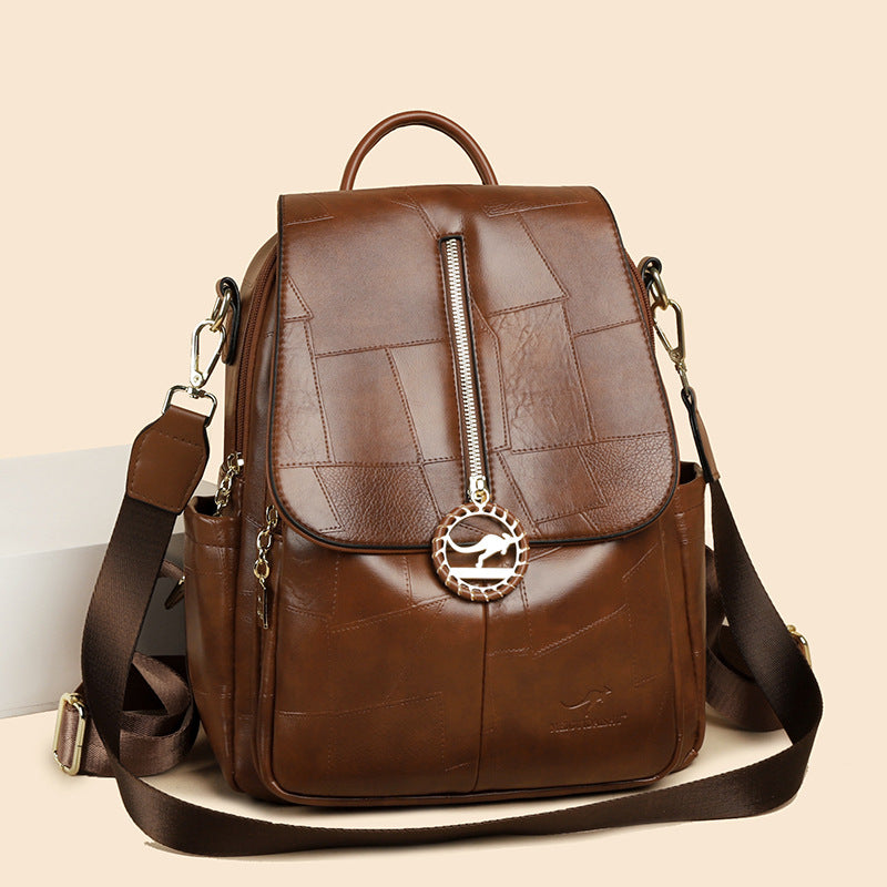 Women's Fashionable Splicing Large Capacity Trendy Travel Bags