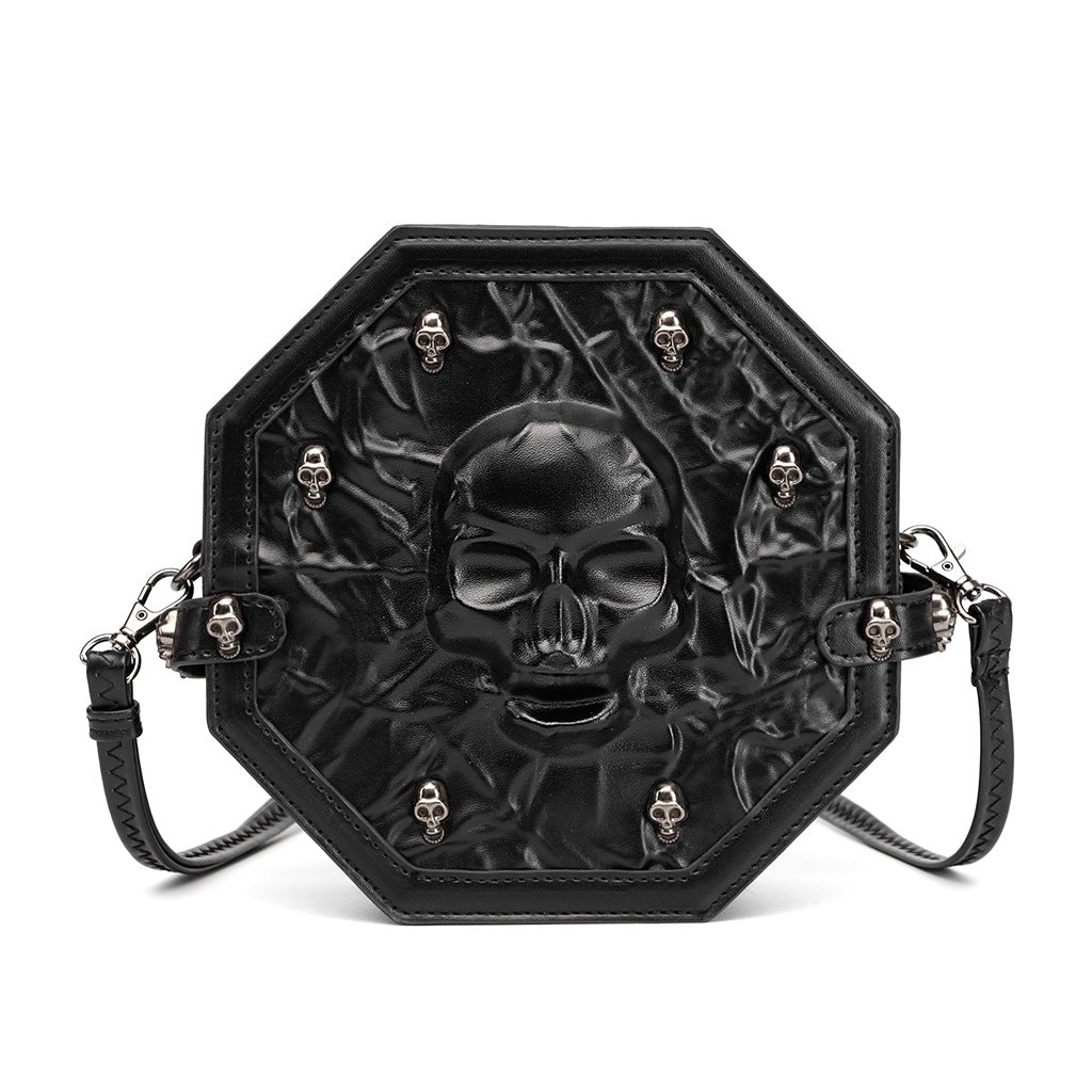 Design Coffin Skull Dark Goth Motorcycle Bags