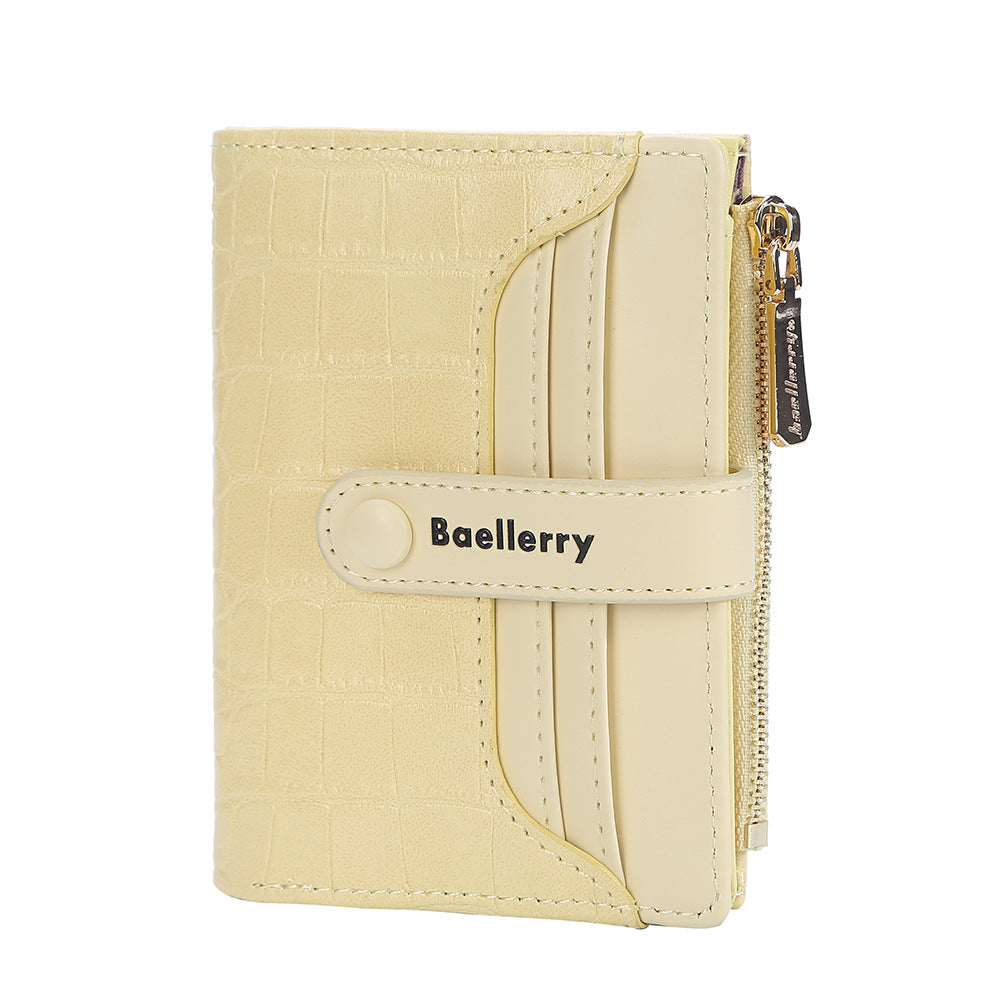 Women's Korean Style Stone Pattern Fashion Hasp Coin Purses