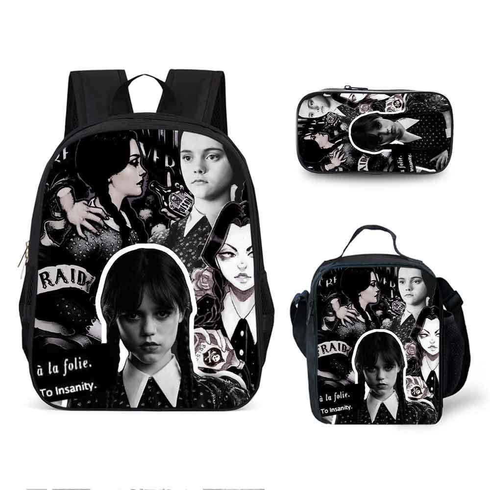 Children's Primary Pencil Lunch Three-piece Set Elementary School Students' Schoolbags