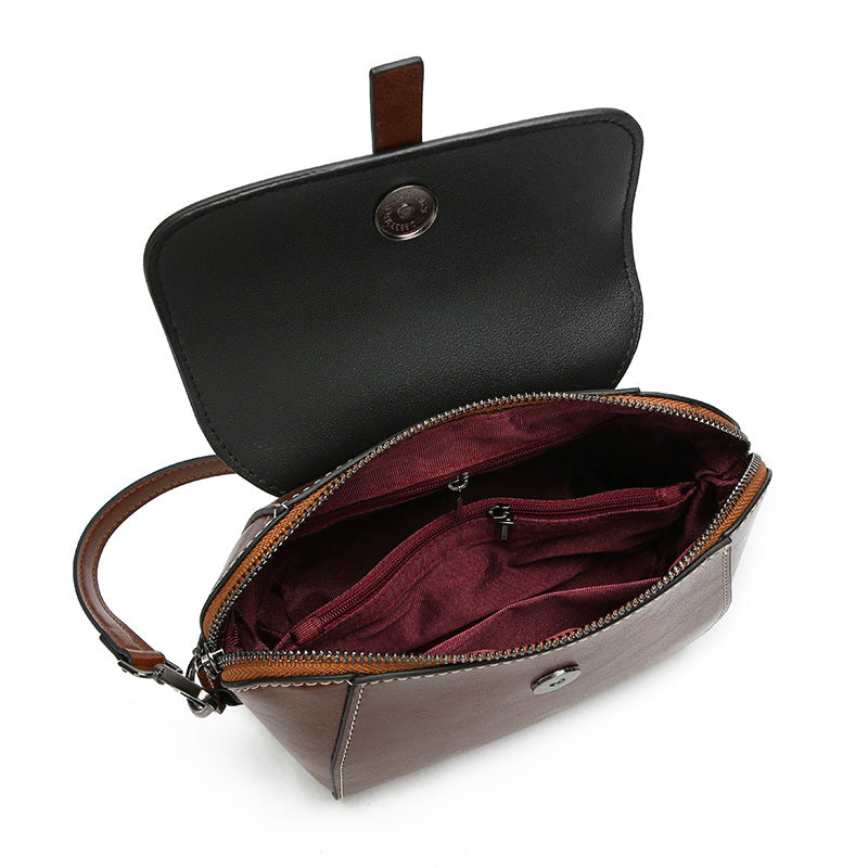 Women's Genuine Leather Shell Female Retro Fashion Bags
