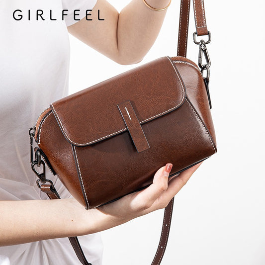 Fashion Genuine Leather Mobile Light Luxury Crossbody Bags