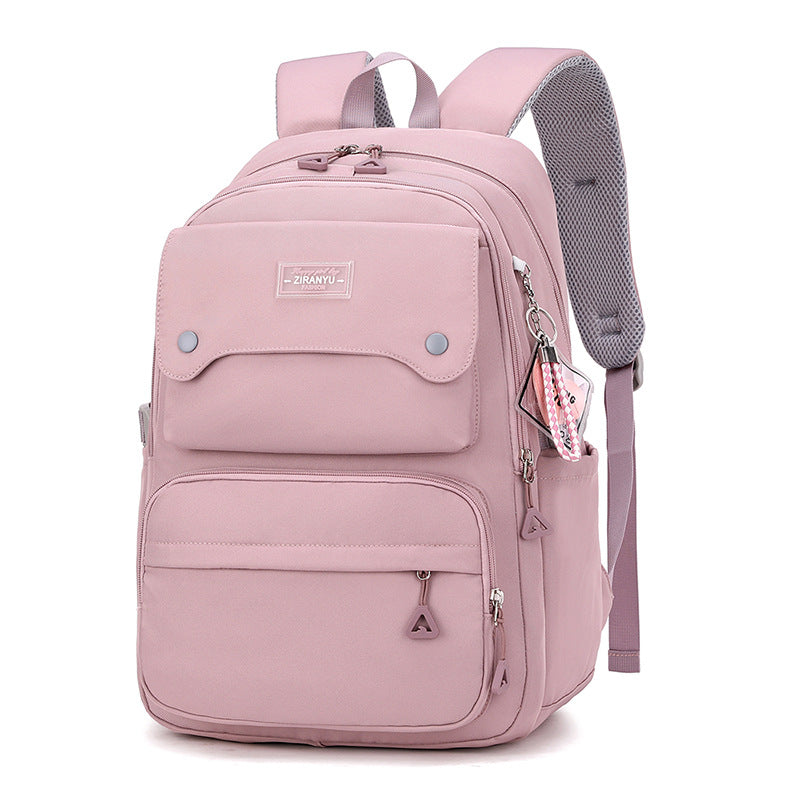 High Female Large Capacity Primary Grade To Printable Elementary School Students' Schoolbags