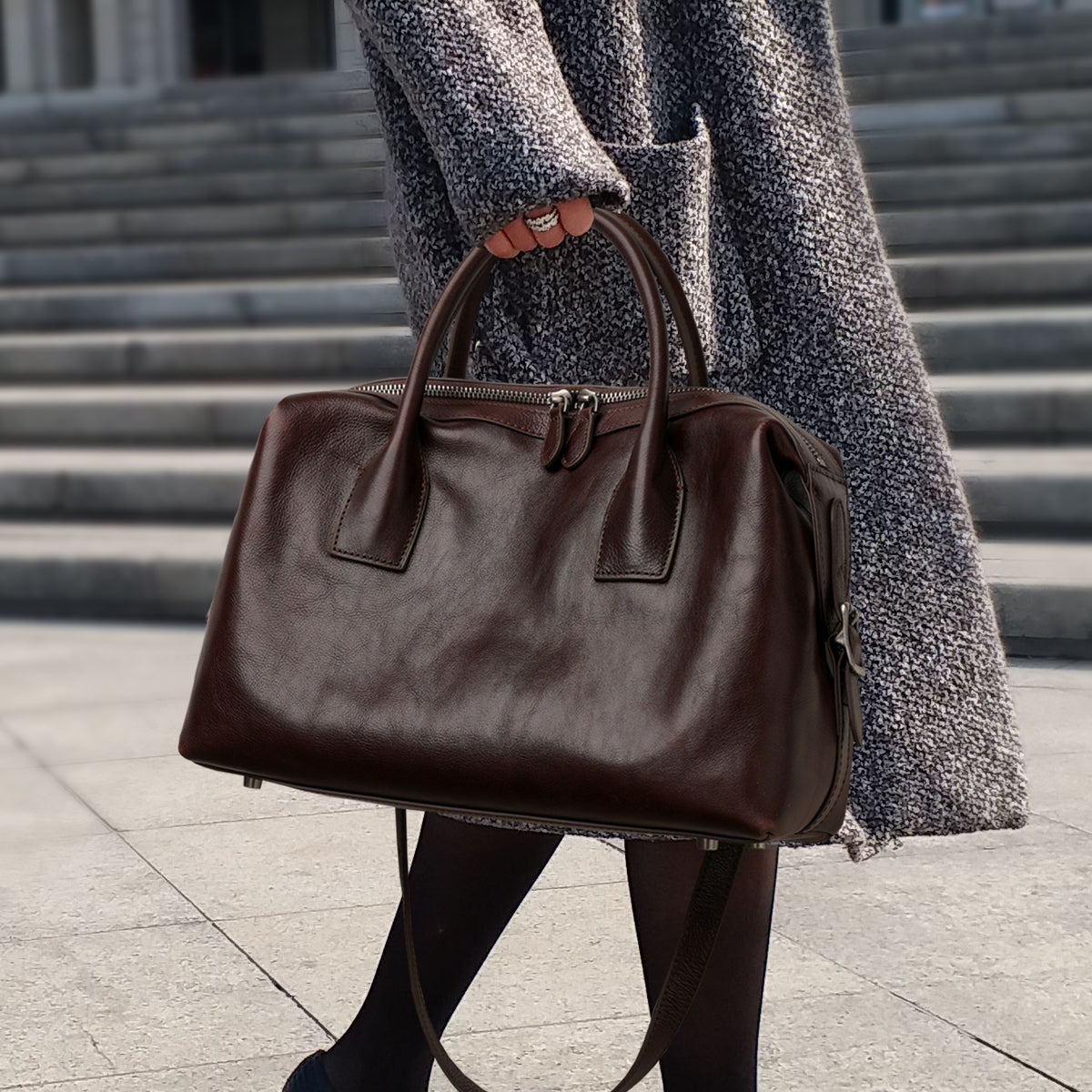 Women's Commuter Light Luxury Minority High-grade Leather Women's Handbag