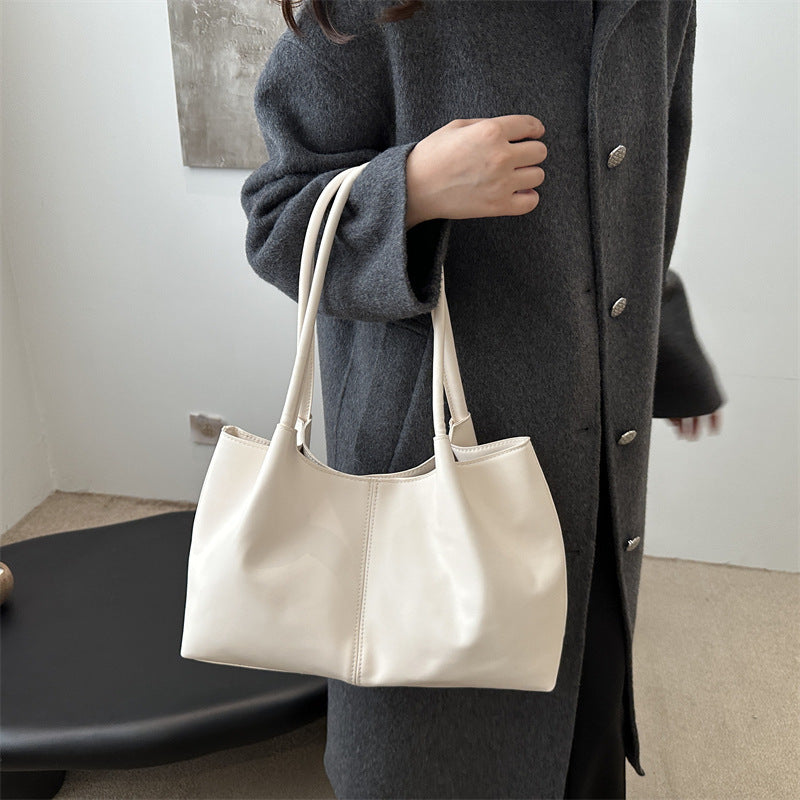Design Beautiful Retro Winter Solid Color Large Capacity Western Style Bags