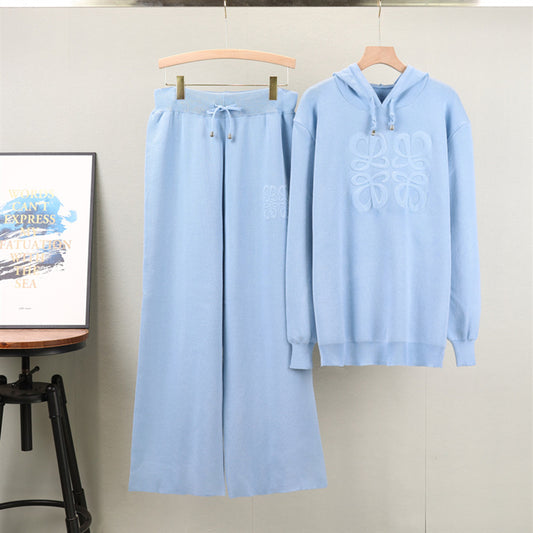 Women's Hoodie Knitted Idle Style Younger Fashion Suits