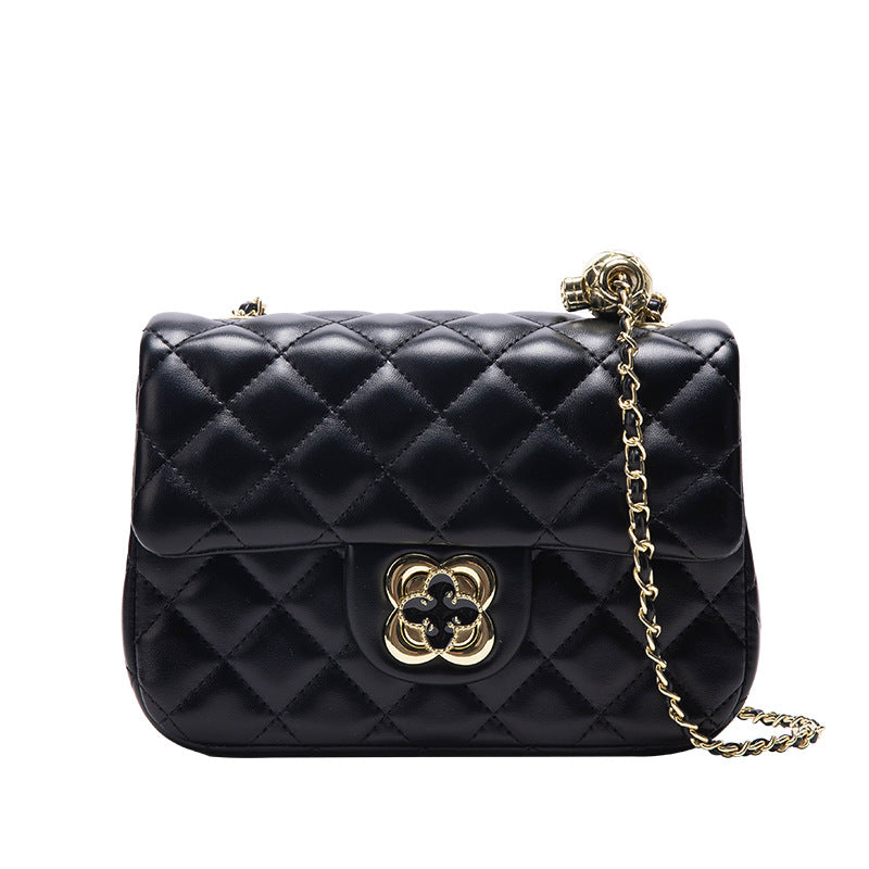 Women's Golden Balls Diamond Pattern Chain Classic Style Live Crossbody Bags