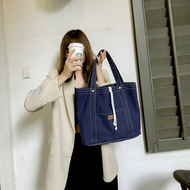 Women's Style Quality Washed Canvas Large Capacity Shoulder Bags