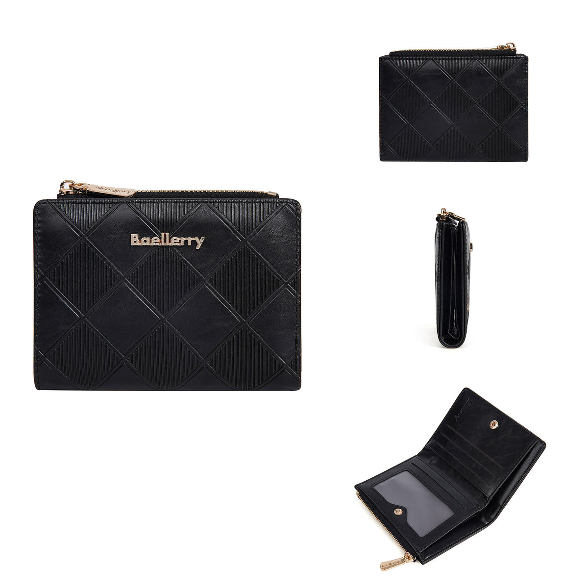 Cool Women's High-grade Diamond Zipper Fashion Ladies Wallet