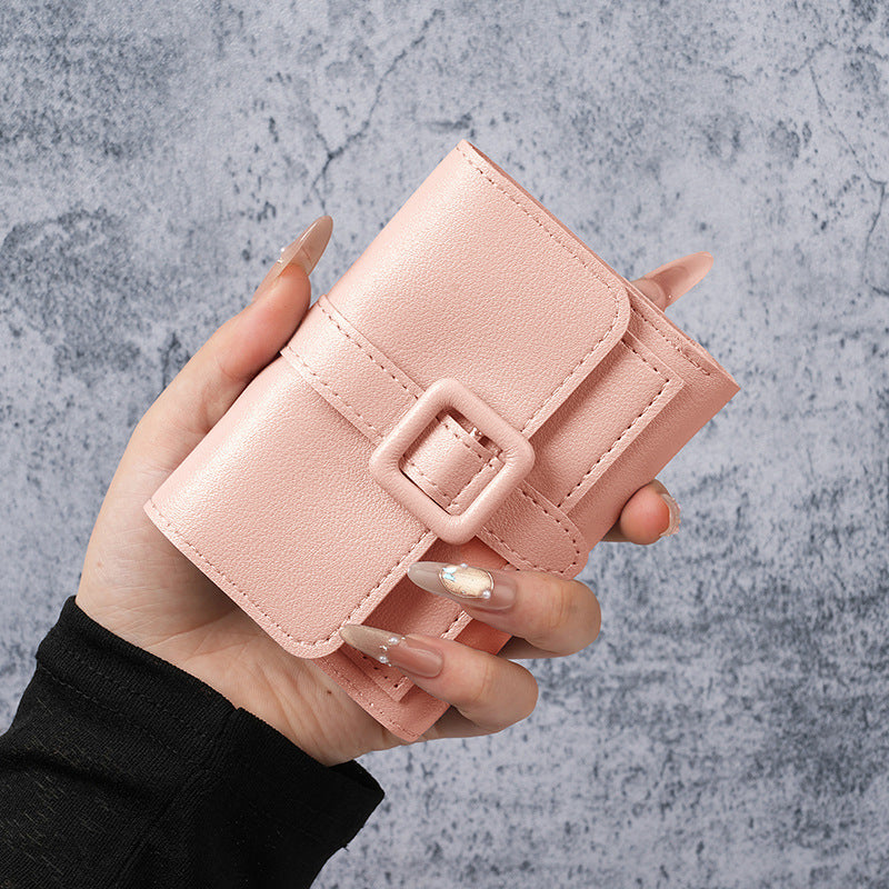 Women's Temperament Wild Short Summer Fresh Solid Ladies Wallet