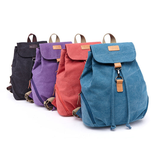 Cool Classic Charming Preppy Style Canvas Backpacks