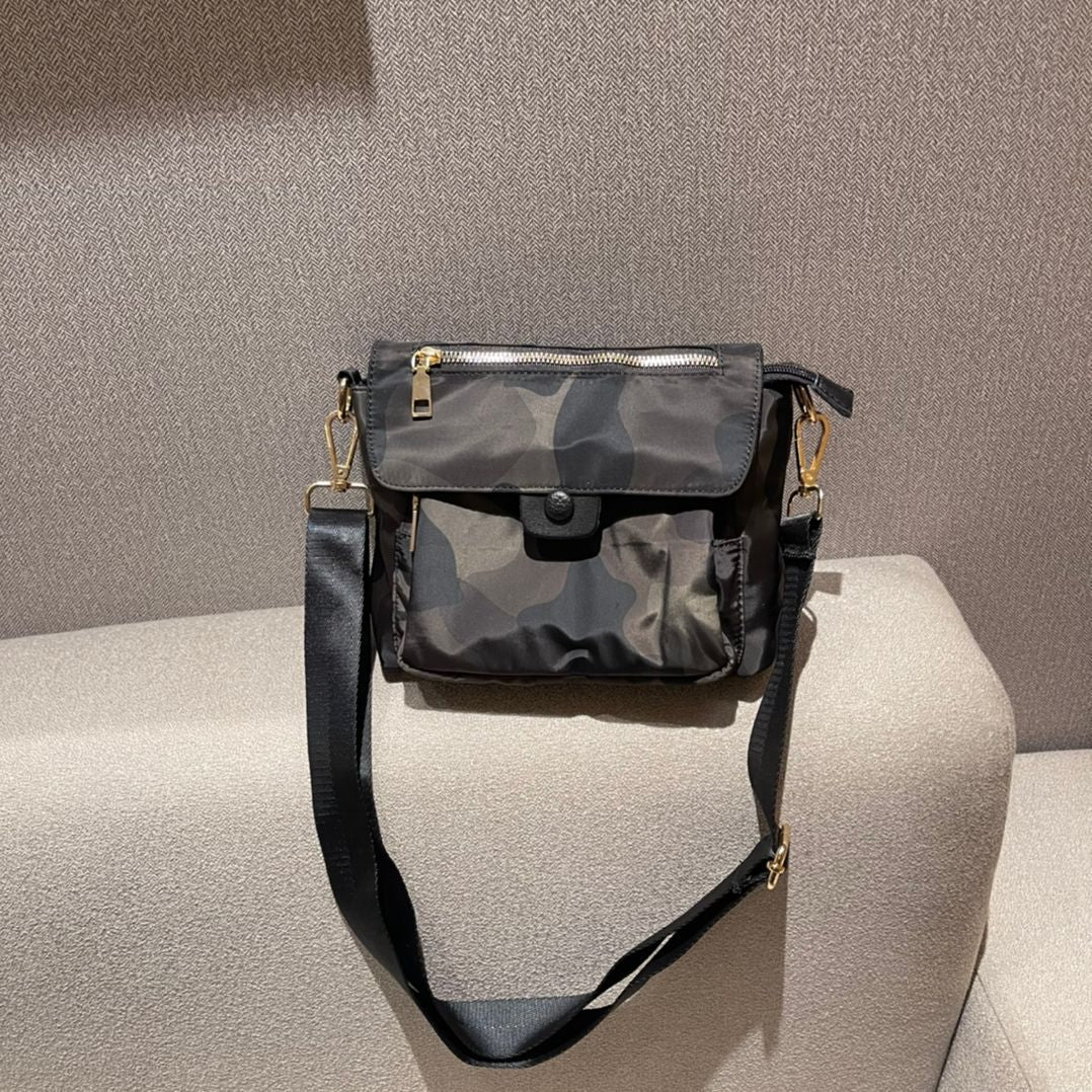 Women's Simple Flap Waterproof Nylon Oxford Cloth Crossbody Bags