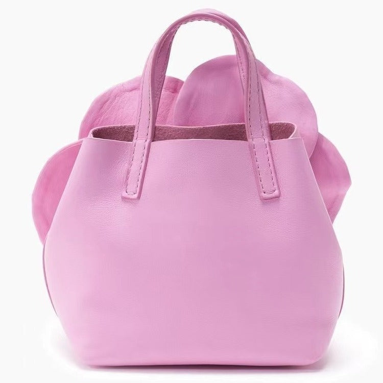 Women's French Style Petal Flower Trendy Chain Bags