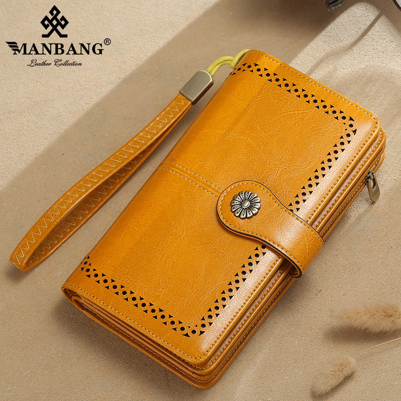 Women's Comfortable Long Zipper Large Capacity Ladies Wallets