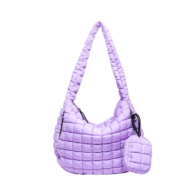 Women's Cloud Fashion Dumpling Large Capacity Down Shoulder Bags
