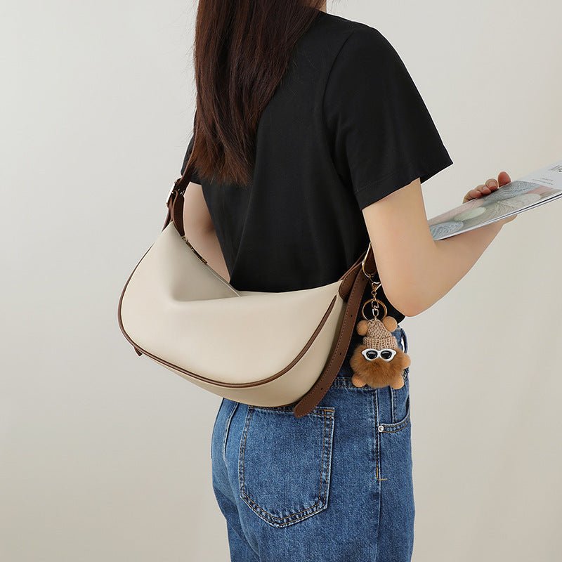Women's Advanced Texture Niche Leather Dumpling Women's Messenger Bag