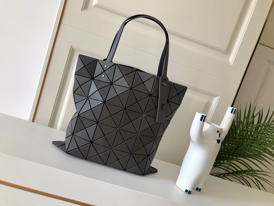 Women's Single Frosted Life Geometry Diamond Pattern Shoulder Bags