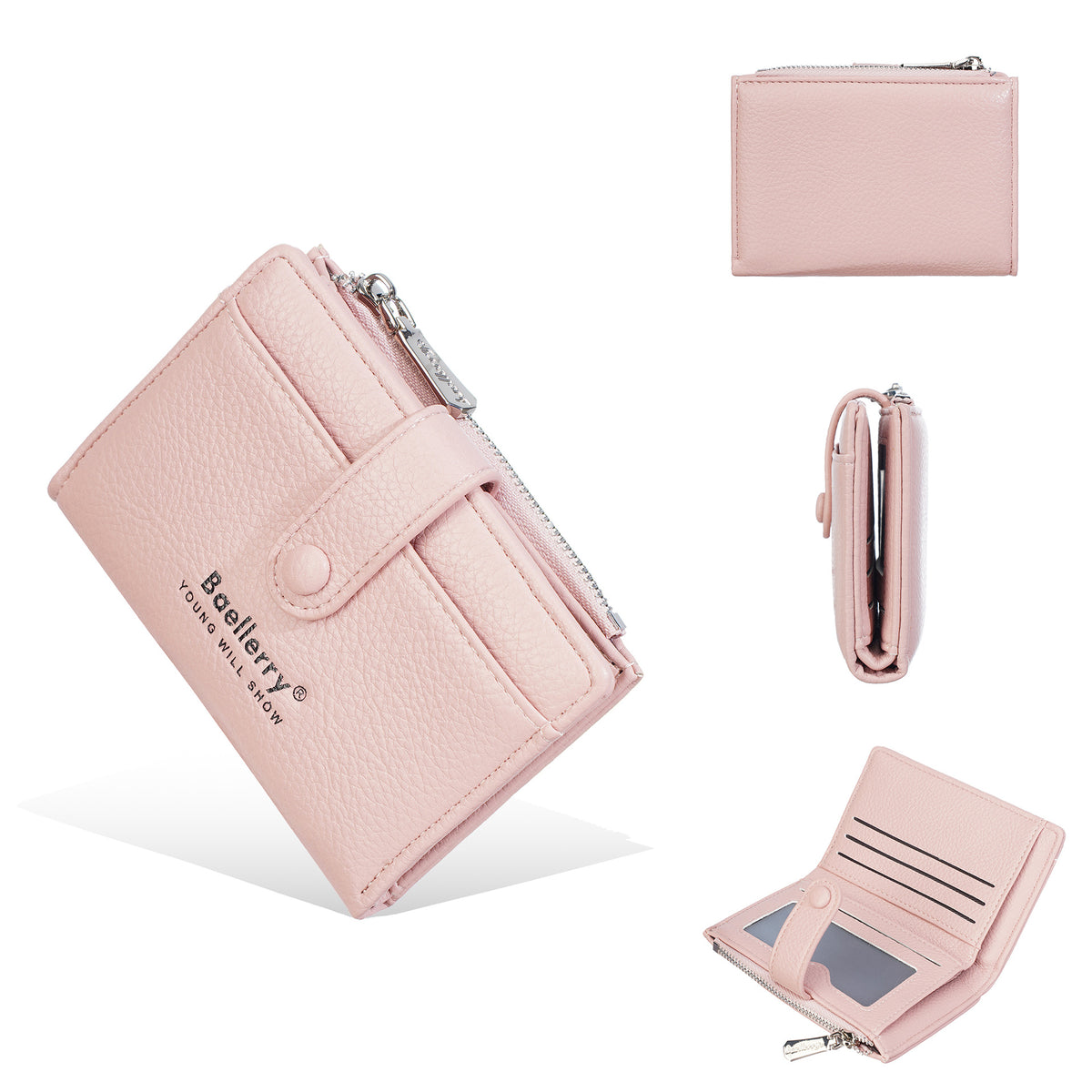 Women's Sense Multiple Slots Soft Flexible Leather Simple Fashion Coin Purses