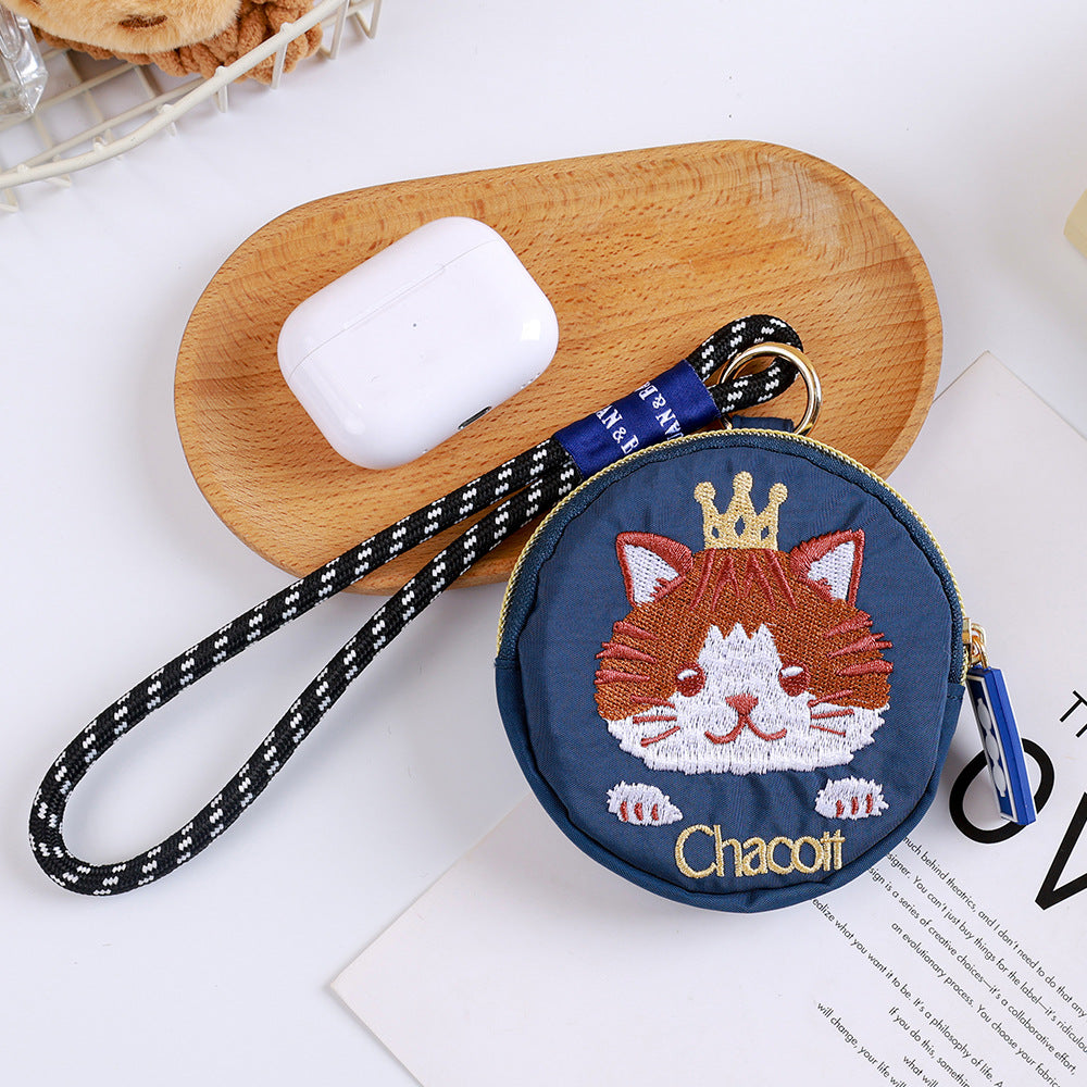 Women's Cartoon Waterproof Nylon Needle Embroidery Fashion Commuter Bags