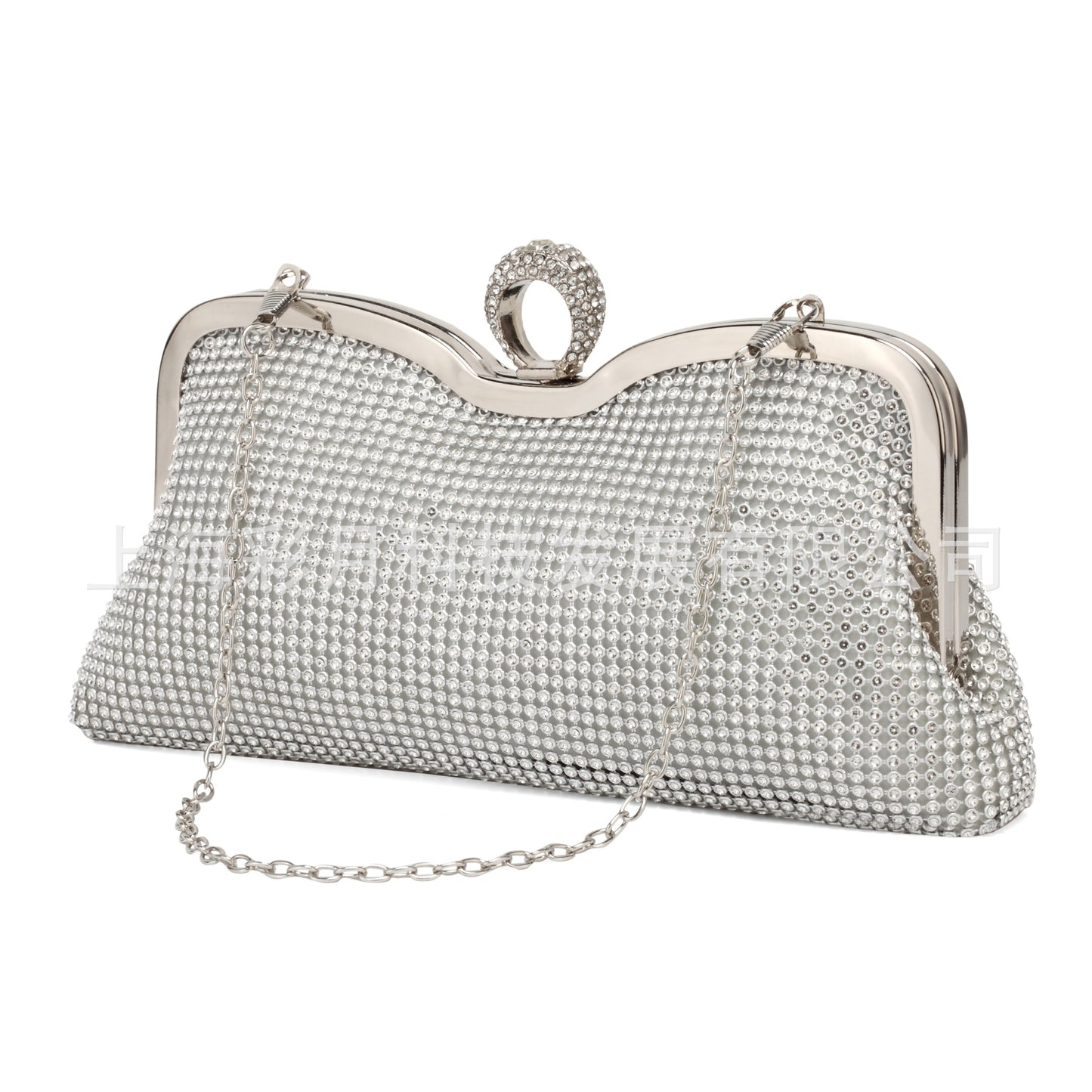 Gorgeous Switch Solid Color Metal Hollow Net Bags