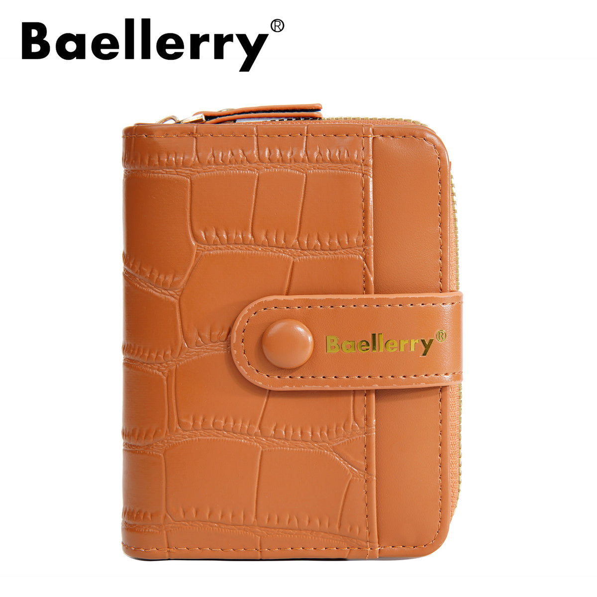 Women's Short Fashion Zipper Niche Stone Pattern Ladies Wallet