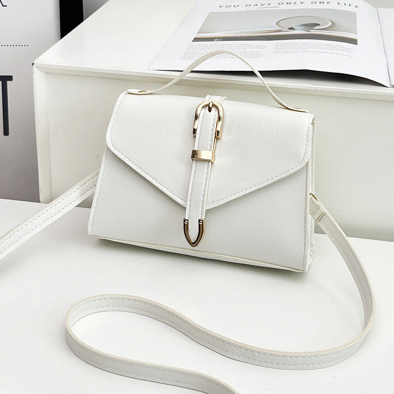 Fashion Solid Color Personalized Niche Advanced Women's Handbag