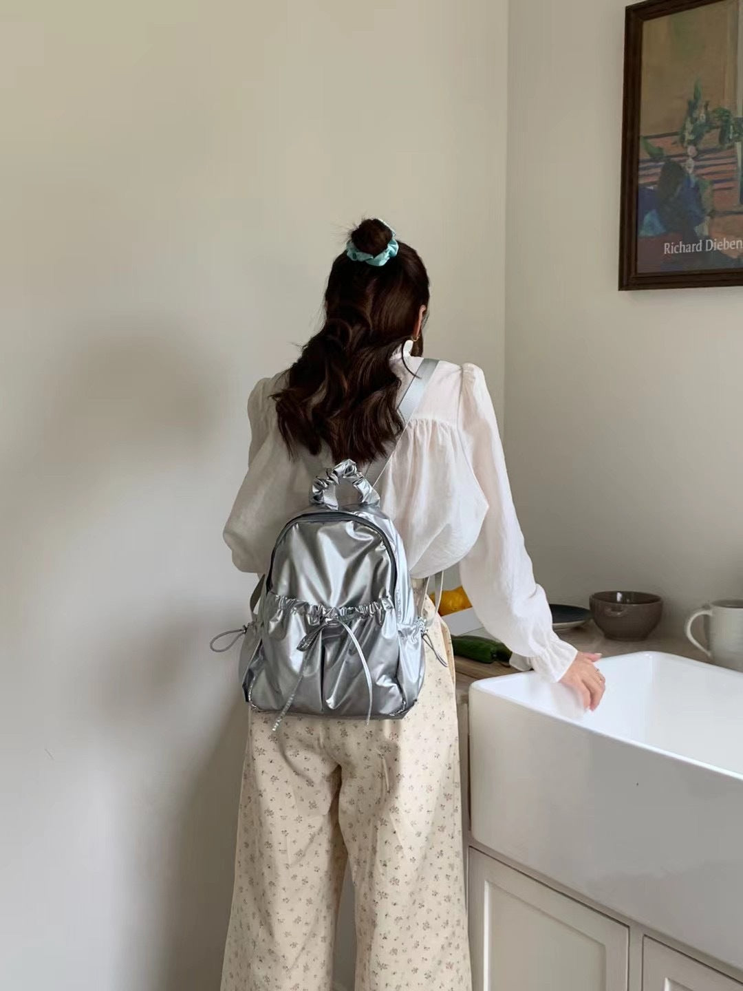 Innovative Niche Nylon Portable Large Capacity Backpacks