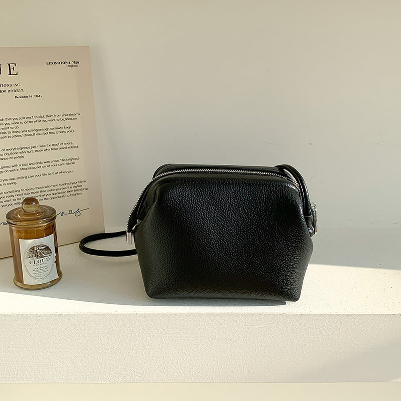 Women's Black Shell Korean Style Retro Easy Crossbody Bags