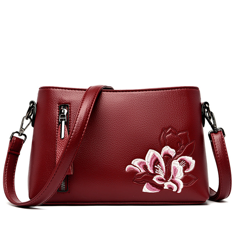 Style Embroidery Clutch Fashion Temperament Mother Crossbody Bags