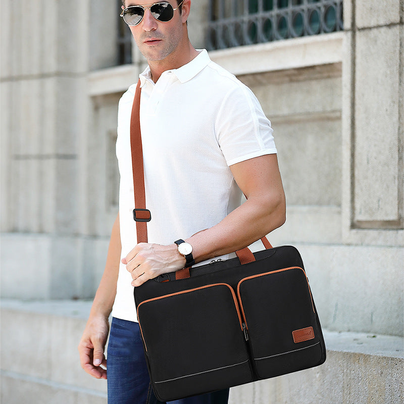 Men's High-grade Portable Style Retro Fashion Laptop Bags