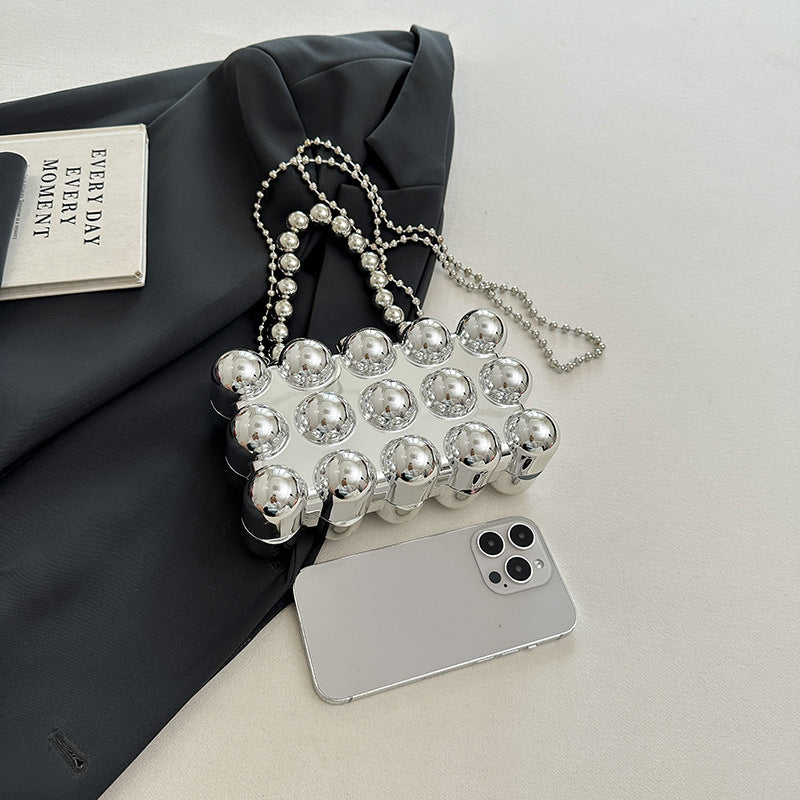 Female Fashion Shiny Surface Personality Trend Shoulder Bags