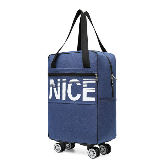 Women's & Men's & Pull Large Capacity Storage Supermarket Travel Bags