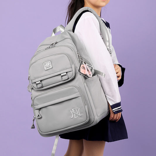 Junior High College Simple Large Capacity Backpacks