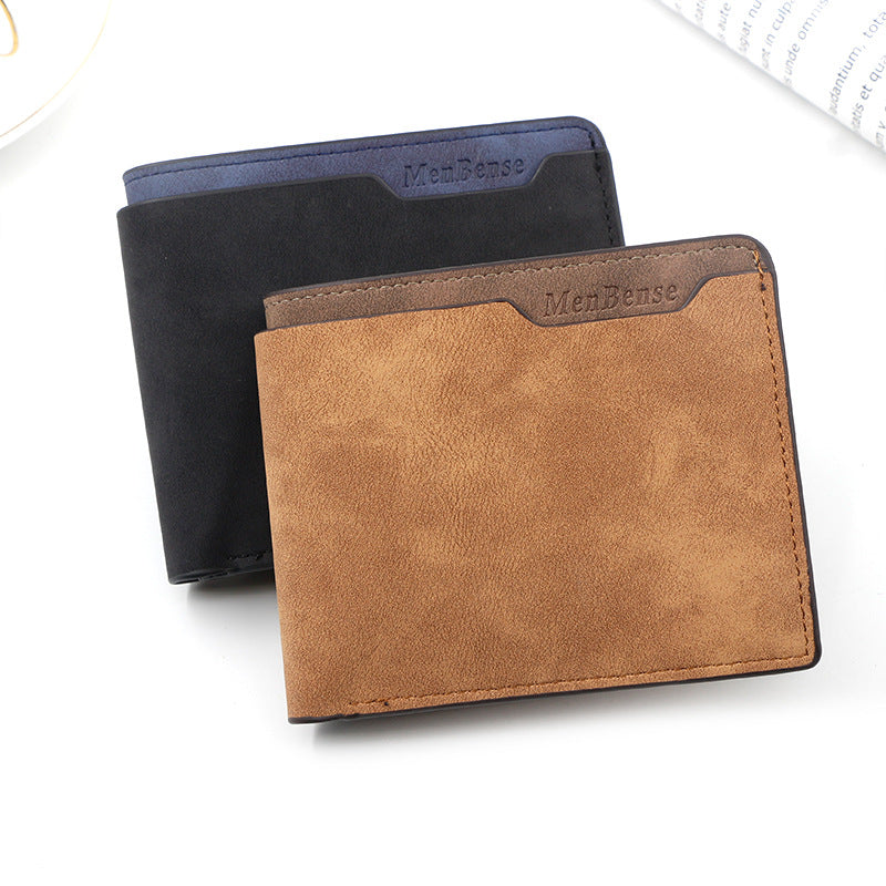 Men's Frosted Waterproof Short Fashion Leisure Men's Wallet