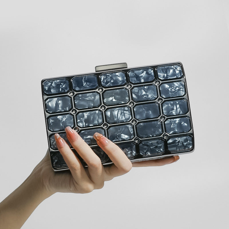 Women's Banquet Dress Dinner Fan Fashion Acrylic Evening Bags