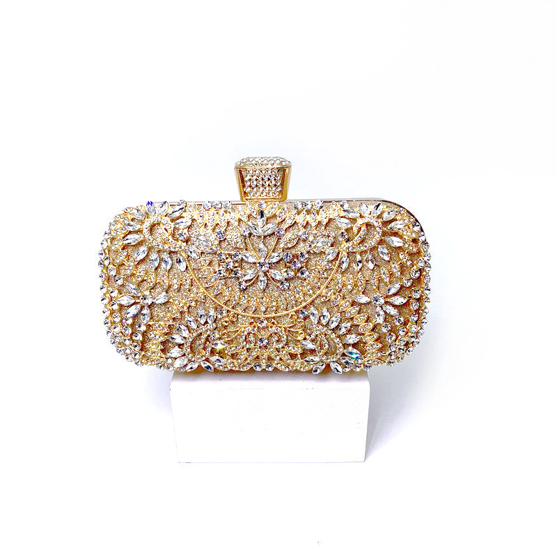 Women's Dinner Party With Diamonds Rhinestone Dress Bags