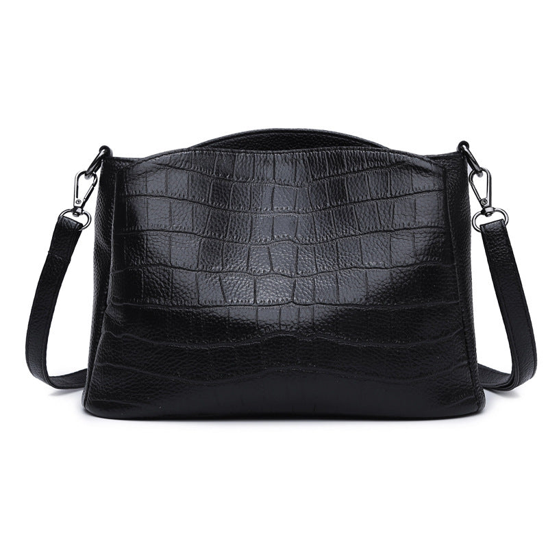 Women's Genuine Leather Trendy Fashion Large Capacity Shoulder Bags